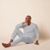 imageAmazon Essentials Thermal Long Johns Underwear Set for MenGrey Heather