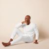 imageAmazon Essentials Thermal Long Johns Underwear Set for MenWhite