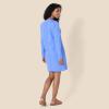 imageAmazon Essentials Womens Crewneck LongSleeve Fleece AboveTheKnee DressBlue Heather