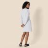 imageAmazon Essentials Womens Crewneck LongSleeve Fleece AboveTheKnee DressLight Grey Heather