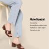 imageAmazon Essentials Womens Platform Mule SandalsBlack Faux Leather