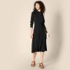 imageAmazon Essentials Womens RegularFit Matte Jersey Midi Length DressBlack