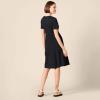 imageAmazon Essentials Womens ShortSleeve Crewneck Tiered DressBlack