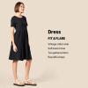 imageAmazon Essentials Womens ShortSleeve Crewneck Tiered DressBlack