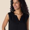 imageAmazon Essentials Womens Sleeveless Woven Shift DressBlack