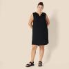 imageAmazon Essentials Womens Sleeveless Woven Shift DressBlack