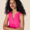 imageAmazon Essentials Womens Sleeveless Woven Shift DressHot Pink