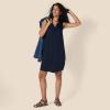 imageAmazon Essentials Womens Sleeveless Woven Shift DressNavy