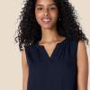 imageAmazon Essentials Womens Sleeveless Woven Shift DressNavy