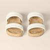 imageAmazon Essentials Womens Slide Cork SandalsWhite