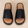 imageAmazon Essentials Womens Slide Flatform SandalBlack