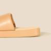 imageAmazon Essentials Womens Slide Flatform SandalCamel