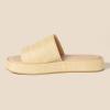 imageAmazon Essentials Womens Slide Flatform SandalNatural Raffia