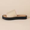 imageAmazon Essentials Womens Slide Flatform SandalSand