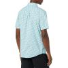 imageAmazon Essentials mens Shortsleeve Regularfit Stretch Poplin ShirtAqua Blue