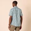 imageAmazon Essentials mens Shortsleeve Regularfit Stretch Poplin ShirtBlue Floral