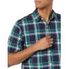 imageAmazon Essentials mens Shortsleeve Regularfit Stretch Poplin ShirtGreen Navy Medium Plaid