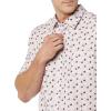 imageAmazon Essentials mens Shortsleeve Regularfit Stretch Poplin ShirtLight Pink Palm Leaf Print