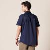 imageAmazon Essentials mens Shortsleeve Regularfit Stretch Poplin ShirtNavy