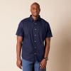 imageAmazon Essentials mens Shortsleeve Regularfit Stretch Poplin ShirtNavy