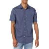 imageAmazon Essentials mens Shortsleeve Regularfit Stretch Poplin ShirtNavy Floral