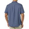 imageAmazon Essentials mens Shortsleeve Regularfit Stretch Poplin ShirtNavy Floral