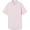 imageAmazon Essentials mens Shortsleeve Regularfit Stretch Poplin ShirtPink White Double Stripe