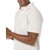 imageAmazon Essentials mens Shortsleeve Regularfit Stretch Poplin ShirtPink White Double Stripe