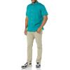 imageAmazon Essentials mens Shortsleeve Regularfit Stretch Poplin ShirtTeal Blue