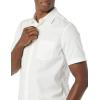 imageAmazon Essentials mens Shortsleeve Regularfit Stretch Poplin ShirtWhite