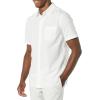 imageAmazon Essentials mens Shortsleeve Regularfit Stretch Poplin ShirtWhite