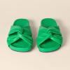 imageAmazon Essentials womens Amazon Essentials Twist Slide SandalGreen