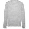 imageAmazon Essentials Henley Long Sleeve Shirts for Men RegularFit WaffleLight Grey Heather