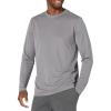 imageAmazon Essentials Long Sleeve Shirt for Men Performance TechMedium Grey