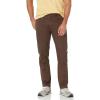 imageAmazon Essentials Mens Chinos Athletic Fit Work Pants 5Pocket Comfort StretchBrown