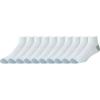 imageAmazon Essentials Mens Cotton Ankle Socks Comfortable Moisture Wicking Cushioned 10 PairsWhite