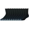 imageAmazon Essentials Mens Cotton Crew Socks  Comfortable Durable HalfCushioned 10 PairsBlack
