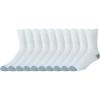 imageAmazon Essentials Mens Cotton Crew Socks  Comfortable Durable HalfCushioned 10 PairsWhite