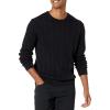 imageAmazon Essentials Mens Crewneck Cable Cotton SweaterBlack