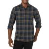 Brown Dark Navy Plaid