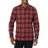 Burgundy Orange Plaid