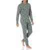 imageAmazon Essentials Mens Knit Pajama SetBlack Folkloric