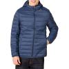 imageAmazon Essentials Mens Lightweight WaterResistant Packable Hooded Puffer JacketNavy