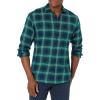 Green Navy Ombre Plaid