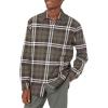 imageAmazon Essentials Mens LongSleeve Flannel Shirt  Discontinued ColorsOlive Plaid