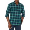 Green Navy Ombre Plaid