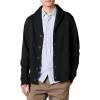 imageAmazon Essentials Mens LongSleeve Fleece ShawlCollar CardiganBlack