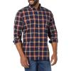 Navy Red Plaid