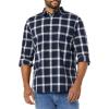 Navy White Buffalo Plaid
