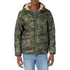 imageAmazon Essentials Mens LongSleeve WaterResistant SherpaLined Puffer JacketGreen Camo